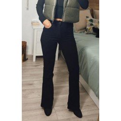 Pantalón Vaquero Campana Negro